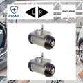 2x ORIGINAL® Delphi Radbremszylinder Vorne, Hinten, Links, Rechts für Ford Ka