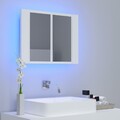 LED Spiegelschrank Mit RGB Leuchte Badezimmerschrank Badschrank Badspiegel