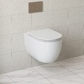Hänge WC Spülrandloses Wand WC Wand Hänge Toilette mit UF Softclose Deckel 