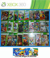 Microsoft Xbox 360 Videospiele (Plattform Arcade Kampf Sim Puzzle Familie Kinder)
