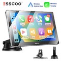 Tragbarer iOS CarPlay und Android Auto Wireless Display Autoradio 9" Zoll Neu