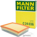 MANN C 24 036 Luftfilter für CITROEN PEUGEOT OPEL TOYOTA MANN-FILTER C24036