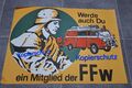 DDR Feuerwehr Plakat Werbeplakat Barkas B1000, A2, KARA 78