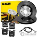 TEXTAR BREMSSCHEIBEN 345mm + BELÄGE HINTEN passend für BMW 3er F30 F31 F34