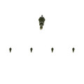 5 x Glühkerze BOSCH für MERCEDES-BENZ, PUCH /8 (W115), 123 S123, 123