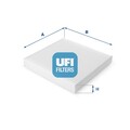 UFI 53.123.00 Innenraumfilter Pollenfilter für HONDA CR-V III (RE)