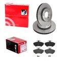 brembo BREMSSCHEIBEN 256mm + BELÄGE VORNE passend für VW GOLF 3 GT GTD