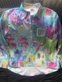 Bunte Langarmbluse Gr.XXL