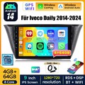 DAB+ 8-Core Android 14 Für Iveco Daily 2014-2024 Radio Carplay GPS Navi FM/AM BT