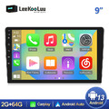 Doppel 2 DIN 9" Android 13.0 Autoradio Mit GPS Navi WiFi FM RDS Bluetooth 2G+64G