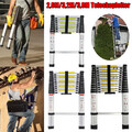 2,6M-3,8M Teleskopleiter Stehleiter Anlegeleiter Leiter Klappleiter Aluleiter