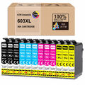 Tintenpatronen für Epson 603 XL XP2100 XP3100 XP3105 XP4100 WF2830 WF2835 WF2850