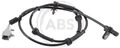 A.B.S. 30743 Sensor, Raddrehzahl hinten links rechts passend für NISSAN