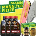 MANN INSPEKTIONSPAKET+MOTUL 5W-30 MOTORÖL passend für 1.3 D FIAT 500 PANDA 169