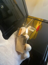 S. T. Dupont Feuerzeug Lighter Linie 1 Groß Gold ( Überholt )