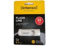 Intenso Flash Line - 32 GB USB-C Stick - Super Speed USB 3.2 Gen 1x1, TYP C