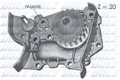 Dolz Wasserpumpe R314 für DACIA RENAULT