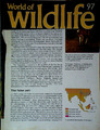 WORLD OF WILDLIFE Nr. 97 DER JUNGGEL Nashorn REH Wildkatzen BÄR Faultier Orbis 1977