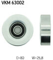 SKF (VKM 63002) Umlenk-/Führungsrolle, Keilrippenriemen für HONDA