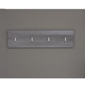trendteam Garderobenpaneel Flurgarderobe Paneel Wandgarderobe Line Rauchsilber
