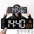 16''LED Digitaluhr mit Fernbedienung LED Display Digitale Wanduhr LED Wand Uhr