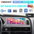DAB+ Android 14 6+128G Für Audi A6 C6 4F MMI 2G 05-09 Carplay Autoradio  GPS SWC