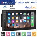 7 Zoll 2 DIN Android 13 32G Carplay Autoradio Bluetooth GPS NAVI WiFi RDS USB EQ