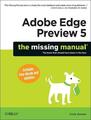 Adobe Edge Preview 5: Das fehlende Handbuch von Chris Grover (Englisch) Taschenbuch Boo