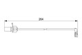 BOSCH Warnkontakt Bremsbelagverschleiß 1 987 474 517 für AUDI 4GC 4G5 A8 4G2 A6