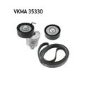 1x Keilrippenriemensatz SKF VKMA 35330 passend für AUDI MAZDA OPEL SEAT SKODA