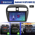 Android 14 Autoradio WiFi Carplay Für Mitsubishi Mirage Space Star GPS Navi DAB+