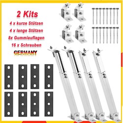 1/2/4/8 Sets Aufständerung Solarmodul Halter Wand Dach Boden Balkonkraftwerk PV