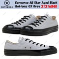 Converse All Star Aged Black Bottoms OX Grey 31316840 Herren Gr.
