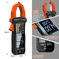 TRMS Digital Zangenmultimeter AC DC Volt Amp Zangenmessgerät Stromzange 60A/400A