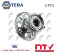KLT-TY-077 RADLAGERSATZ RADLAGER SATZ HINTEN NTY 2PCS NEU OE QUALITÄT
