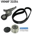 SKF VKMAF 31054 Keilrippenriemensatz für AUDI SEAT SKODA VW