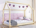 Hausbett Kinderbett Holz Kiefer Einzelbett mit Lattenrost Montessori Bett NALA