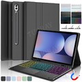 Für Samsung Galaxy Tab S10 FE 10.9" S9 FE 10.9" Hülle mit QWERTZ Tastatur Maus