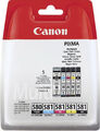 Original Canon PGI-580 PGBK & CLI-581 CMYK Multipack Tintenpatronen 2078C005