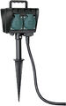 Brennenstuhl Gartensteckdose mit Erdspieß 4-fach 10 m Kabel IP 44 1154450 