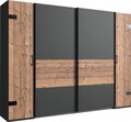 Dreh-/Schwebetürenschrank Stockholm Kleiderschrank 270x65x210cm Industriedesign 
