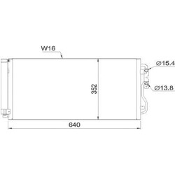 DIEDERICHS KLIMAKONDENSATOR mit TROCKNER passend für BMW 1 2 3 4 I3 | DCC1576