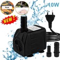 Mini Wasserpumpe Aquarium Klein Tauchpumpe Aquariumpump Springbrunnen Pumpe 10W