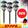 LED Solarleuchte Lampe Garten Licht 6x Solarleuchten Gartenleuchte DHL