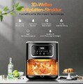 Airfryer Heißluftfritteuse,2400W  Air Fryer XXL 10L,Heissluftfritteuse,