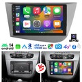 6+128G 8Core Carplay Autoradio Für Seat Leon MK2 1P1 2005-2012 Android 14 Kamera