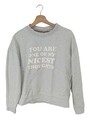 HUGO BOSS Sweatshirt Damen Gr. DE 38 hellgrau Casual-Look