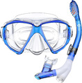 Schnorchelset Schnorcheln Set mit Schnorchel und Taucherbrille Wasserdichte Tauc