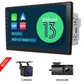 DVR+CAM+10.1" Android 13 8Kern 6+64G Autoradio 2DIN DAB+ Navi CarPlay DSP 4G LTE