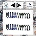 2x ORIGINAL® Sachs 994 264 Fahrwerksfeder Hinten für Ford Focus III Turnier
